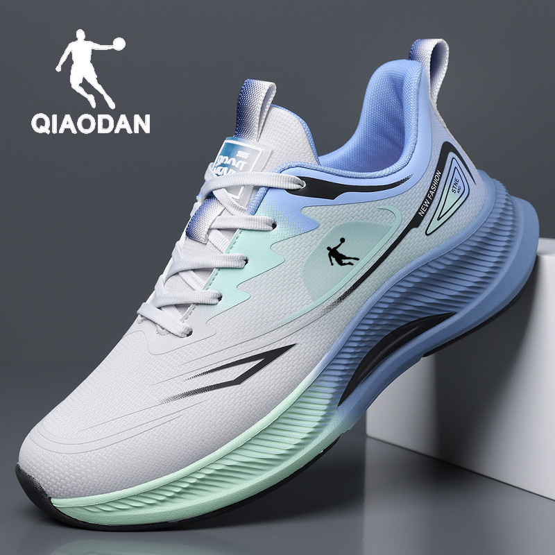 乔丹男鞋运动鞋2025秋冬新款皮面学生减震跑鞋软底男生跑步鞋产品图