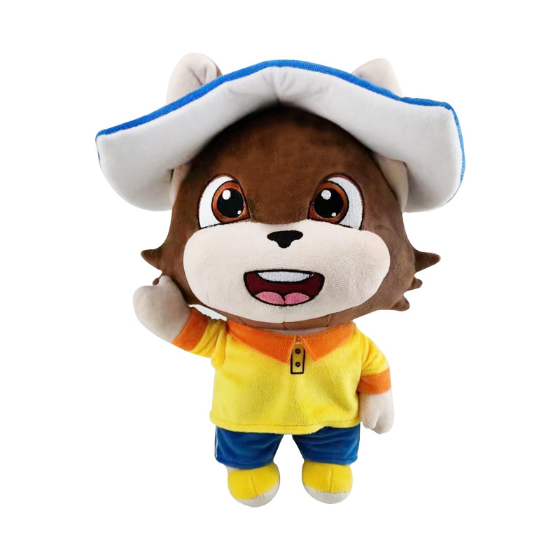 毛绒玩具定制玩偶公仔定做伴手礼品棉花娃娃小批量企业吉祥物订制白底实物图