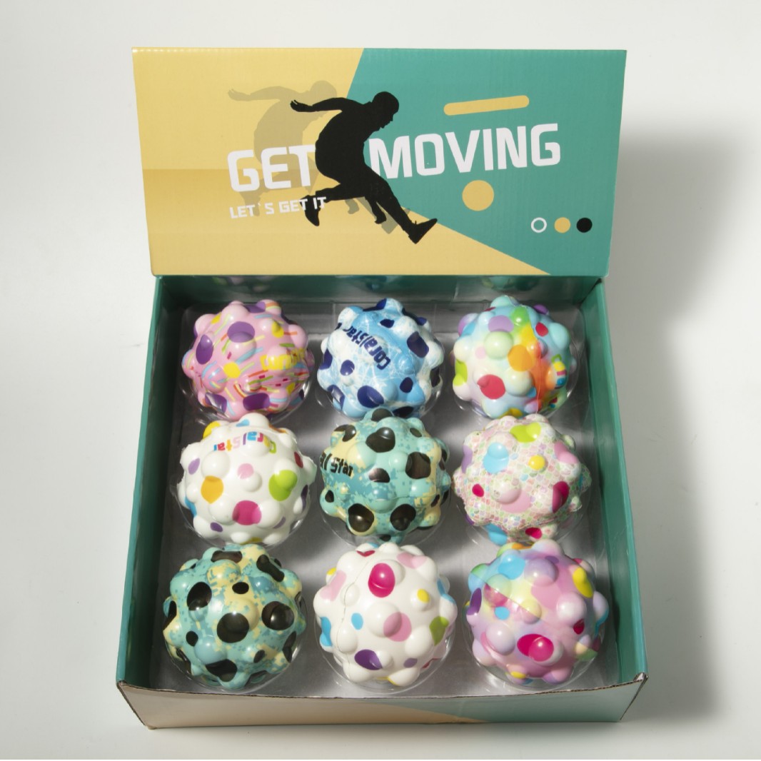 Amazon's best-selling 63mm bouncy ball, PU foam ball, high-elasticity moonstone ball throwing ball manufacturer wholesale Item Picture