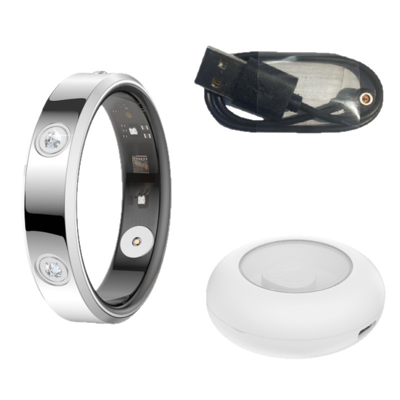 6.3mm smart ring, blood oxygen, heart rate variability, stress, physiological cycle, family affection, care, sleep, exercise monitoring Application Scenario