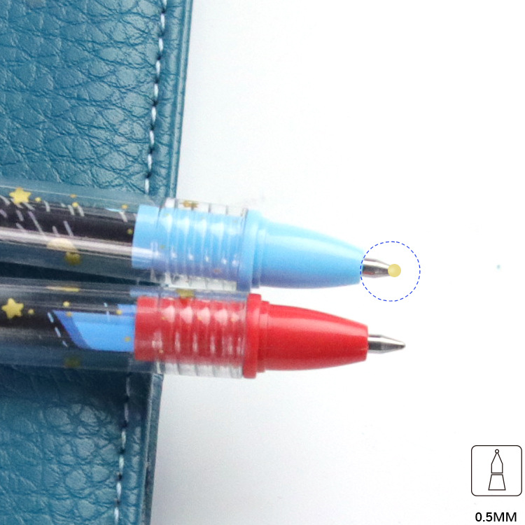 Yalong Cross-border Classic 0.5MM bullet-tipped erasable Gel Pen with Eraser Creative Planet Thermal Erasable Pen Specification image