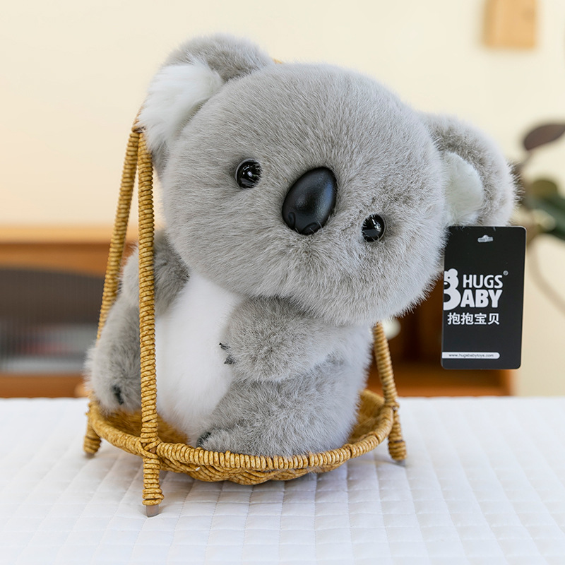 Cute koala dolls, plush toys, cartoon hugs, koala figurines, stuffed toys, children's birthday gifts, throw pillows details Picture