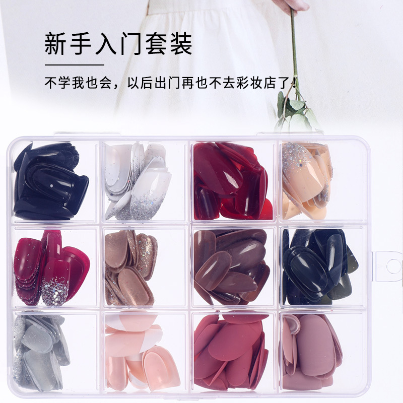 Beginner's set, nail patch box, wearable nail, wearable nail piece, handcrafted wearable nail, nail retail