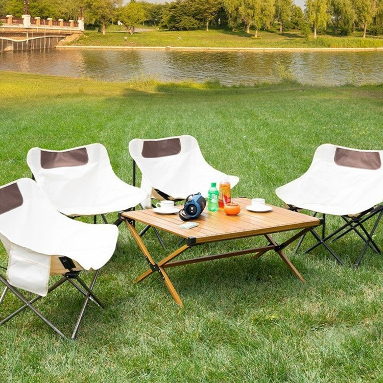 户外露营折叠克米特椅子月亮椅便携轻便户外椅钓鱼露营沙滩椅详情图3