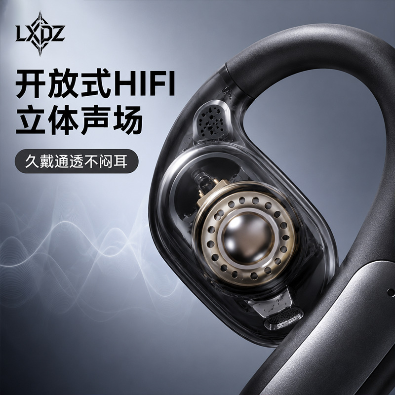 2026 new Bluetooth headphones, wireless sports headphones, non-in-ear, open type, painless for long-term wear, ear-hanging, cross-border wholesale Specification image