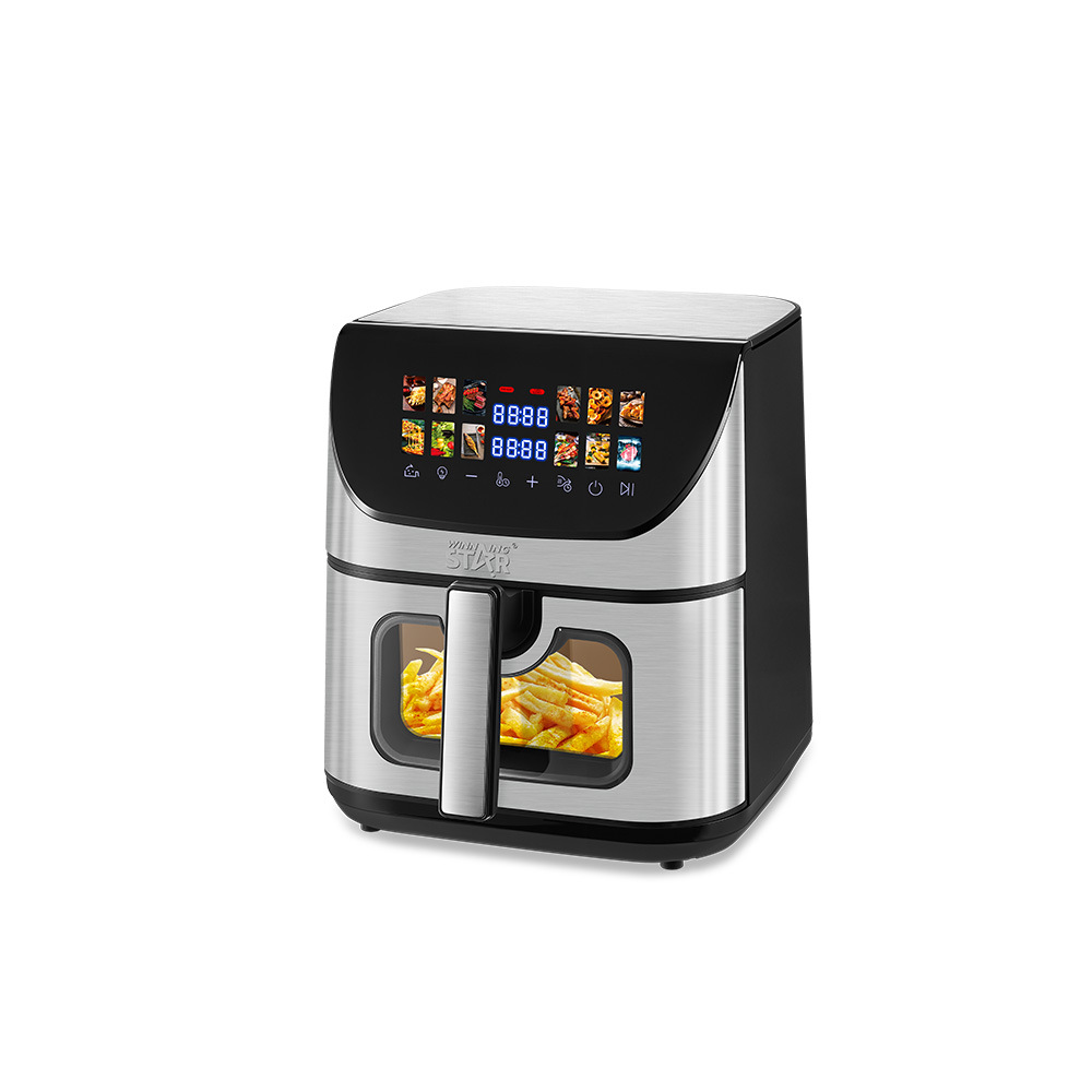 winningstar Cross-border 8L Full Touch Screen Digital Display WIFI multi-functional Air fryer for French Fries, Egg tarts and Grilled meat Item Picture