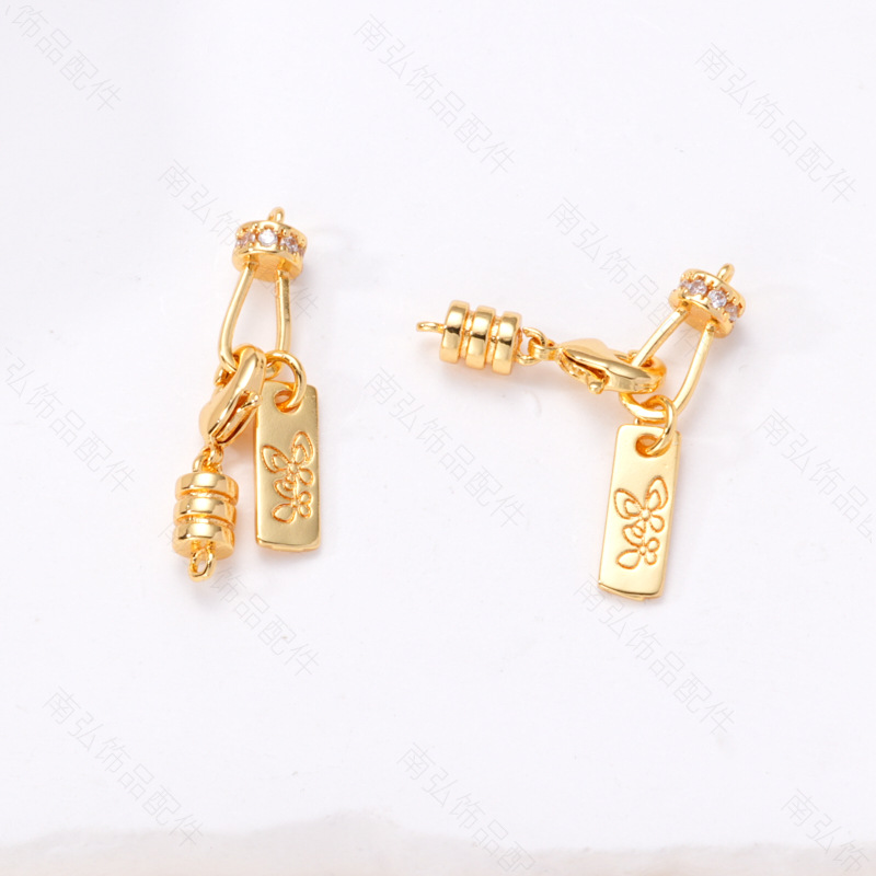 Pearl necklace buckle, lobster buckle, end connection buckle, hook buckle, sweater chain, detachable buckle, diy jewelry accessories Item Picture