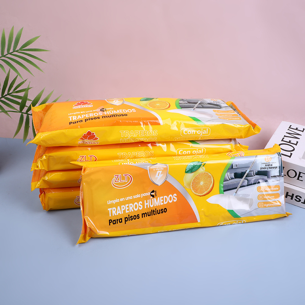 平板拖把干湿两用懒人免洗拖地用湿巾替换装静电除尘源头工厂直批