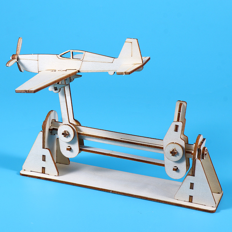 Simulation aircraft piloting physical science experiment model material package, small science and technology production, educational toys set details Picture