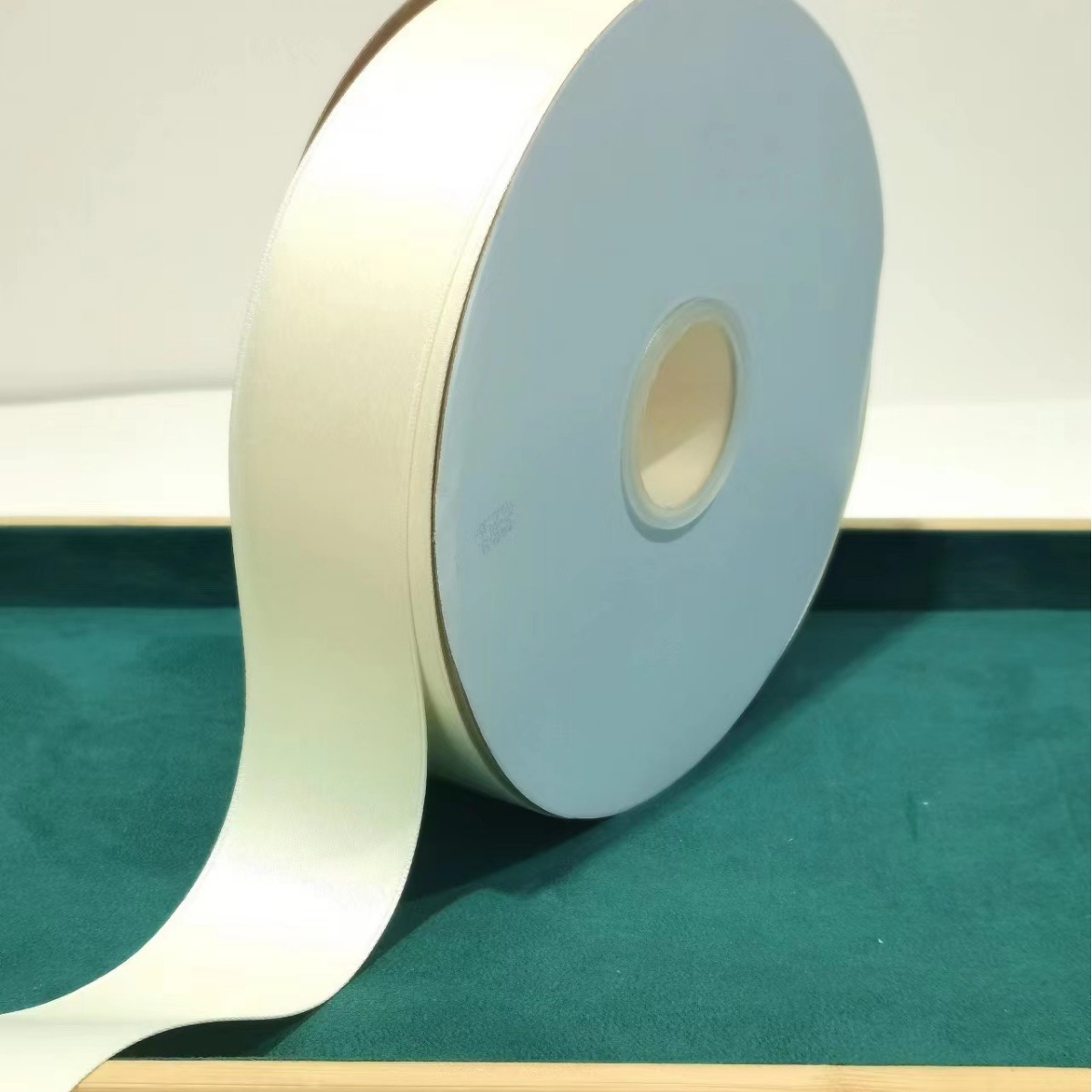 4cm double-sided encrypted ribbon, polyester-cotton ribbon, silk ribbon, DIY handmade bow, flower ribbon, cake gift box packaging Specification image