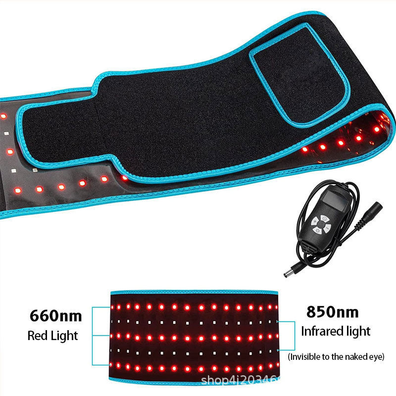 shanilak Cross-border bestseller: Vibrating Fat-burning heating Red light Belt, High-power waist protection, slimming and belly Reduction Red Light Therapy Belt Specification image
