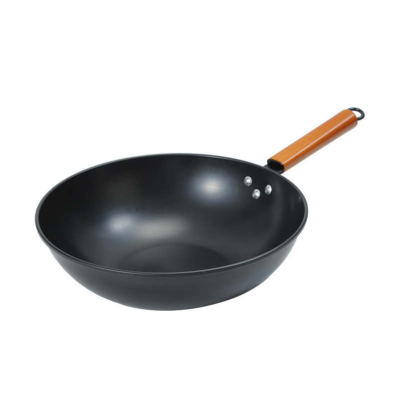 Ollas de hierro fino old fashioned ollas antiadherentes 0 recubrimientos estufas de inducción home wok ollas y sartenes regalo one piece Item Picture