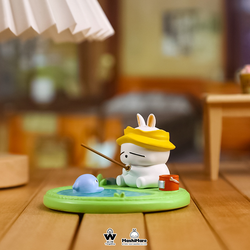 Cartoon Rogue Rabbit mobile phone stand ornament, a Douyin hit Rogue multi-purpose mobile phone stand creative stand ornament Specification image