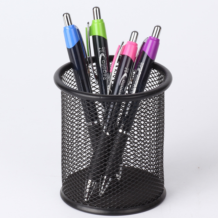 Black rod metal pen clip ballpoint pen, plastic ballpoint pen wholesale, foreign trade 5562 ballpoint pen factory direct supply Item Picture