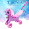 Xiexin hand-pushed pegasus toy Unicorn children's educational toy trolley early education toy suitable for children over 6 years old Item Picture