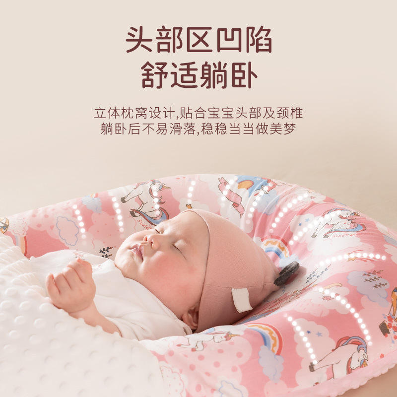 婴童抱被、被芯实物图