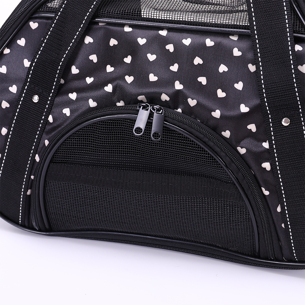 Rongka Pet Cross-border Portable Cat Bag, hand-held folding pet backpack, single-shoulder bag, breathable for going out, cat and dog pet bag details Picture