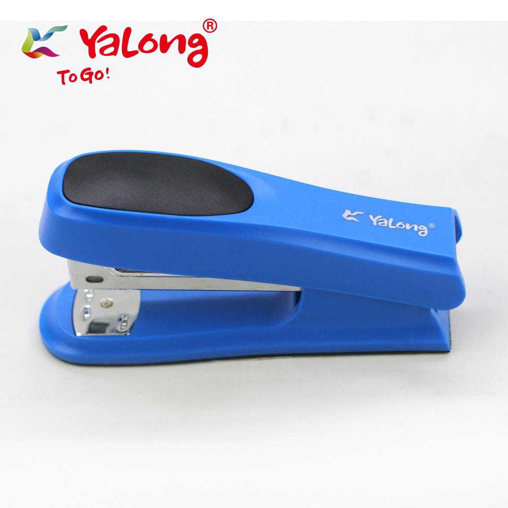 YL55021 low-cost stapler with rubber base, anti-slip stapler, high-quality metal for back-to-school stationery details Picture