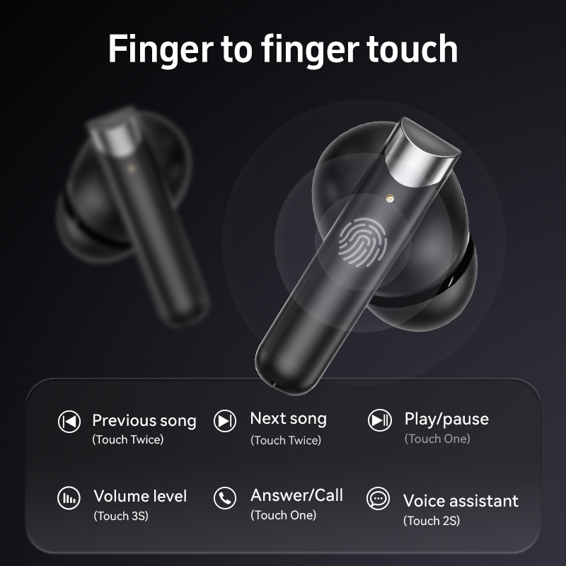 M83 Cross-border ANC Transparent Noise-cancelling tws gaming Bluetooth Headphones, seamless delay wireless gaming headphones with deep bass details Picture
