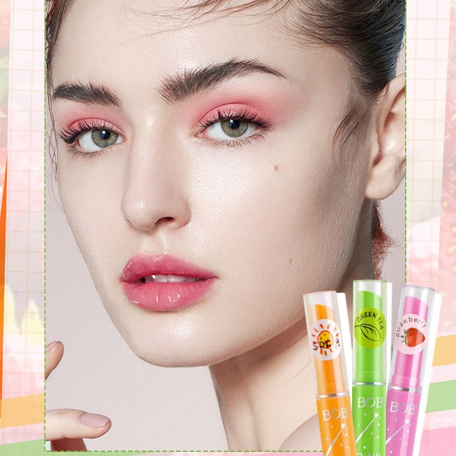 Cross-border bob Lip Balm Full Range Aloe Vera Hydrating and Moisturizing Double Care Lip Balm details Picture