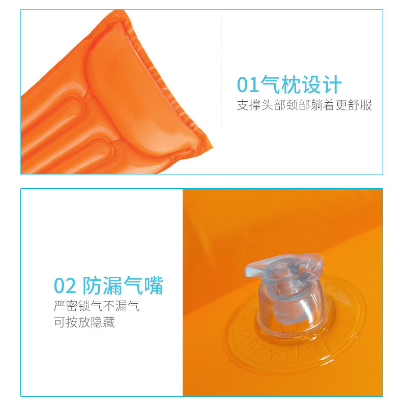 INTEX59717 Water inflatable float swimming and surfing lounge chair, fluorescent adult drift ring, air cushion floating bed details Picture