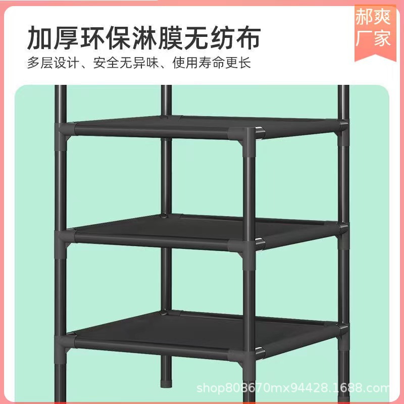 不锈钢晾袜架/镜子衣架可移动/木收纳柜细节图
