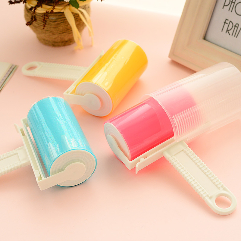 Washable sticky brush for clothes, dust removal roller, dust removal brush, sticky brush, non-tear-off sticky dust paper wholesale details Picture