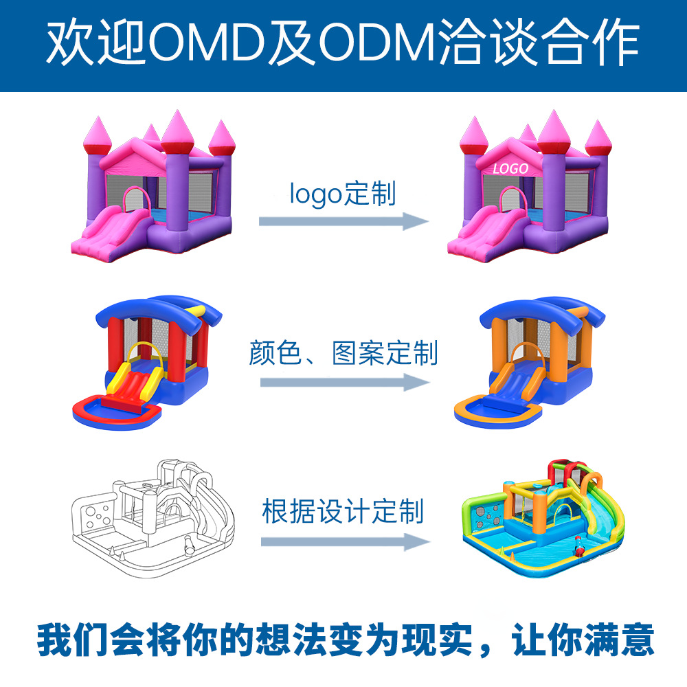 Doctor Dolphin Small Indoor Inflatable Castle, Small inflatable Slide, Children's Inflatable Castle, Indoor and Outdoor Inflatable castle details Picture