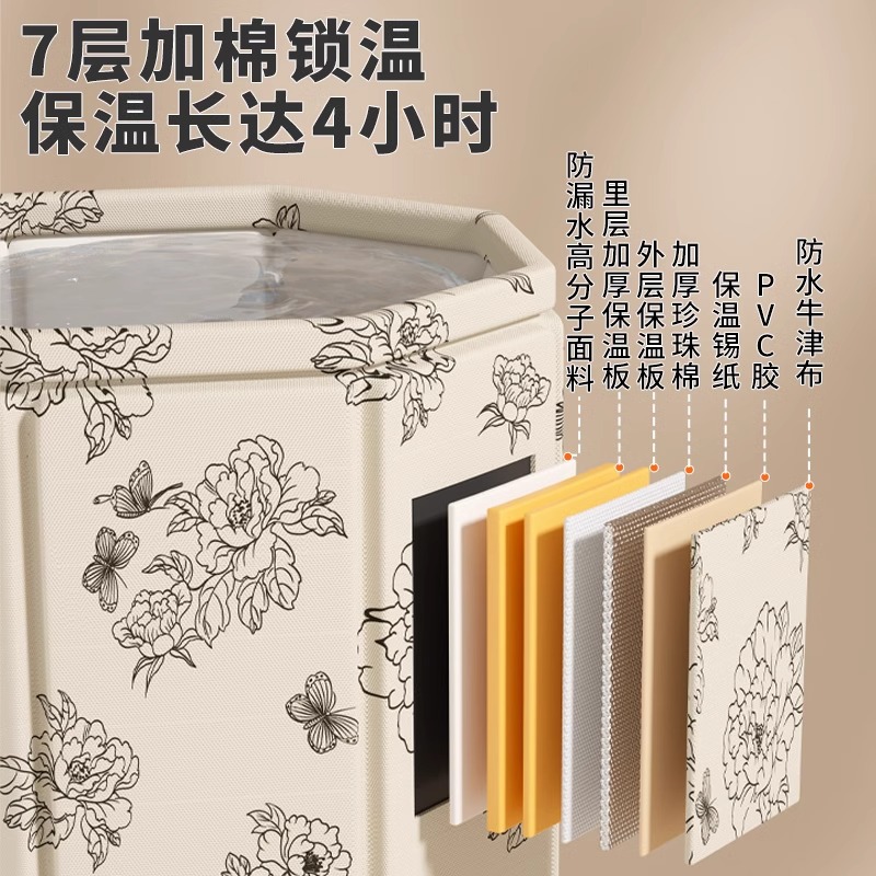 泡脚盆、沐浴桶、折叠浴桶实物图