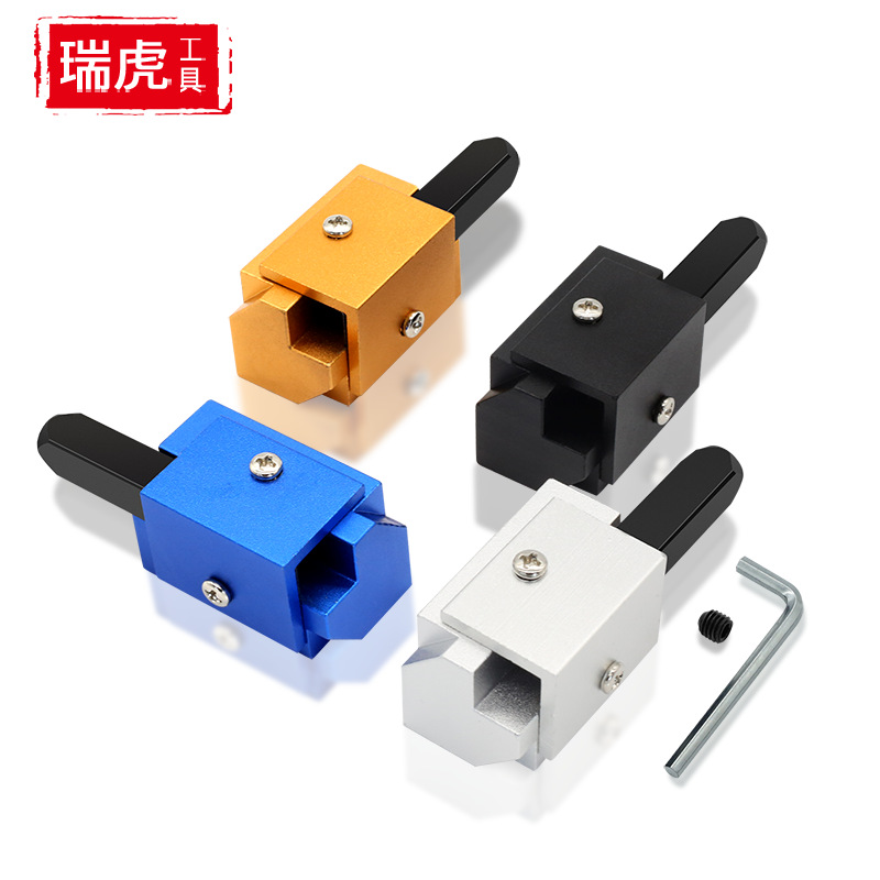 DIY woodworking tools, Angle chisel, square chisel, embedded hinge groove, hole opening, woodworking right-angle punching and chiseling full figure