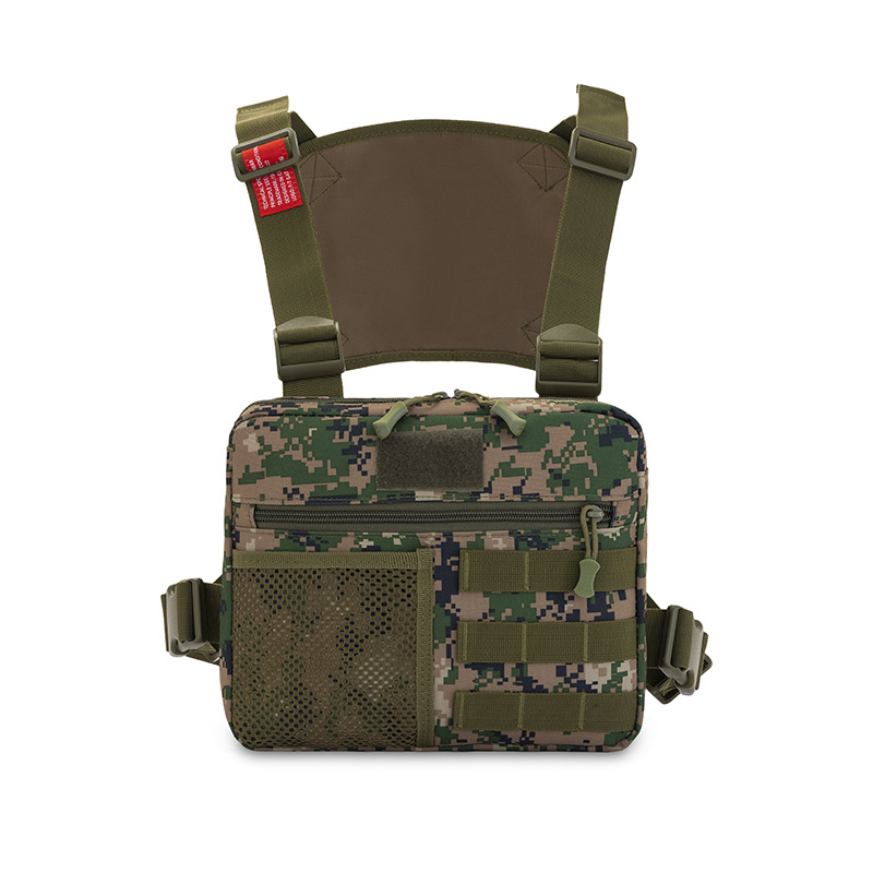 Tactical vest with built-in breathable insert plate, outdoor backpack with ribbon, tactical backpack 18L Application Scenario