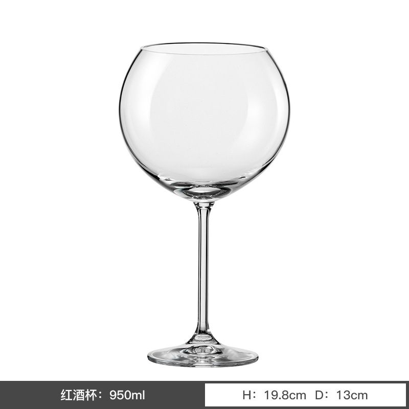 Original Czech Lexus lead-free crystal glass cups, red wine glasses, foreign wine glasses, wine glasses and large-belted glasses factory approval Item Picture