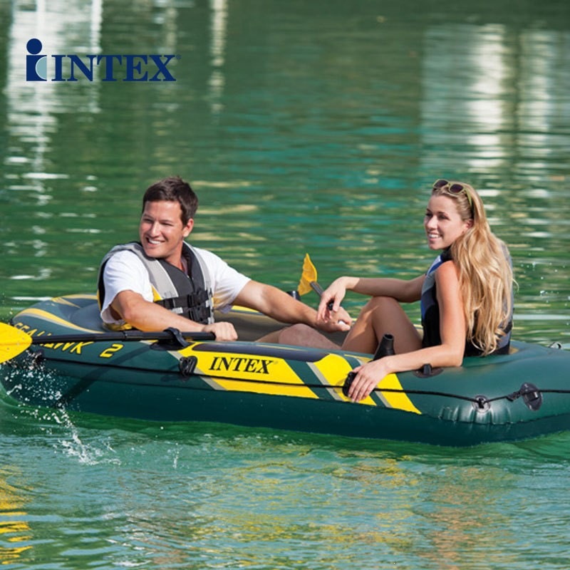 Intex 2-person 4-person sea Eagle thickened kayak, enlarged outdoor assault boat, inflatable boat, fishing boat, rubber boat Application Scenario
