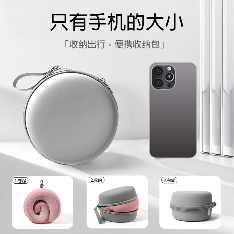 Portable U-shaped pillow, memory foam can absorb the cool feeling, travel pillow, airplane neck pillow, portable neck pillow, U-shaped pillow, cross-border Specification image