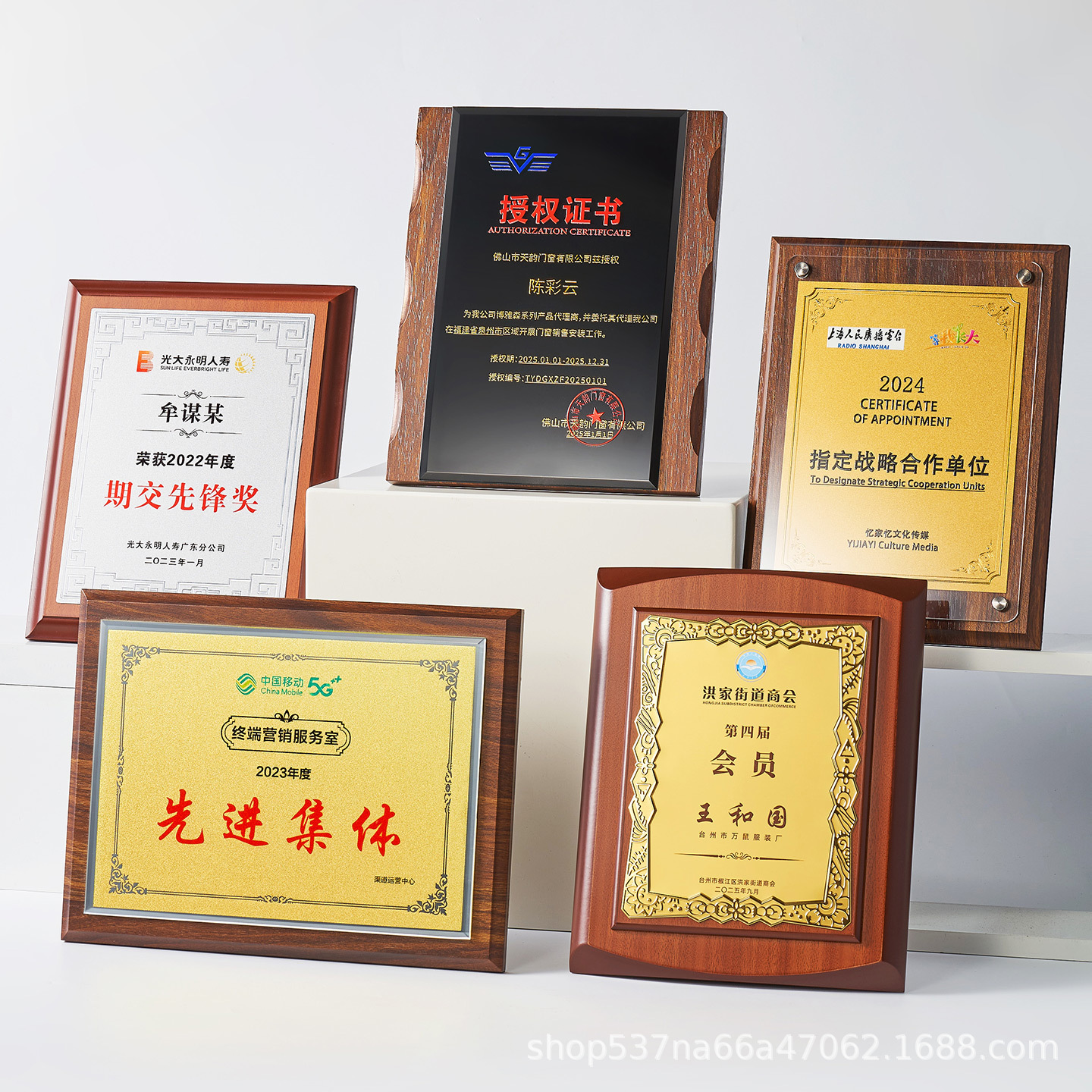 经典麦穗奖牌/聘书/奖牌/金银纸/荣誉牌产品图