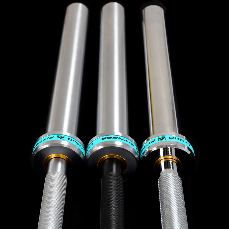 Professional barbell competition, Olympic weightlifting, gym dedicated 1.8m 2.2m 1.2-meter commercial bearing straight bar and curved bar details Picture