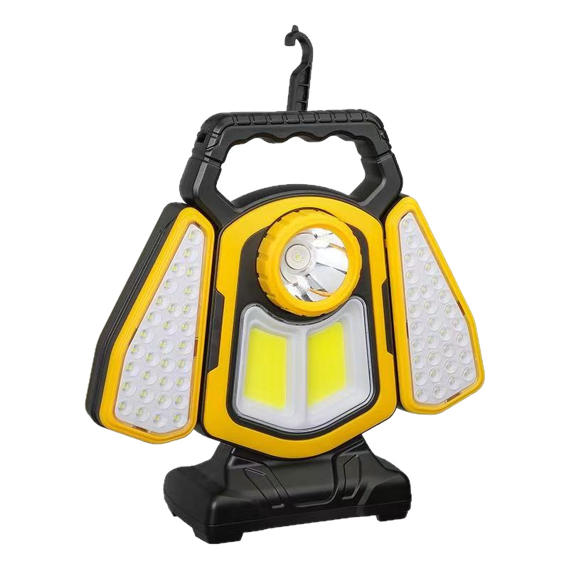 The new solar-powered portable work light is a foldable and portable outdoor emergency multi-functional camping high-intensity searchlight Item Picture