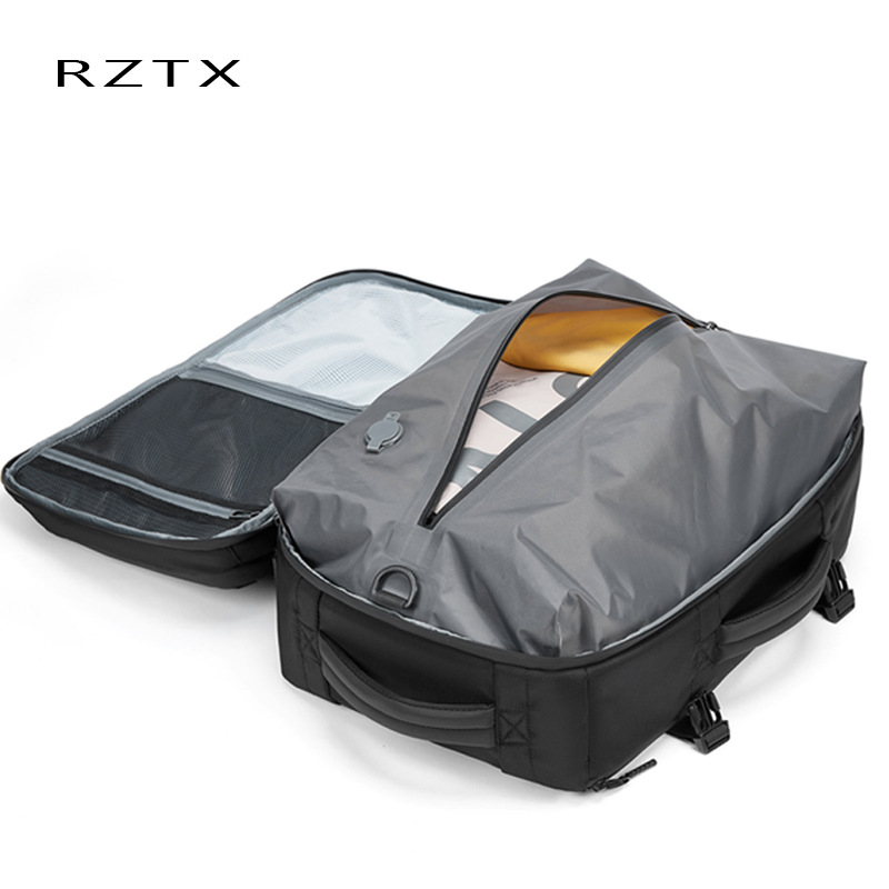 New cross-border multi-functional backpack for men, large-capacity airbag storage business backpack, Oxford fabric waterproof travel bag Item Picture