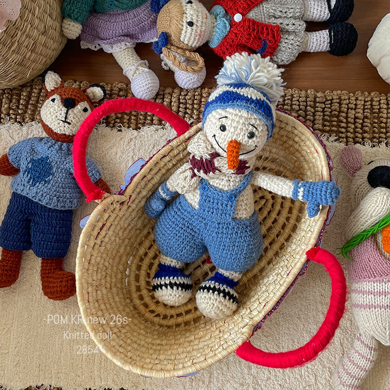 pom.kr's new Nepalese pure handcrafted wool woven doll is a cute and soothing toy for children and babies Application Scenario