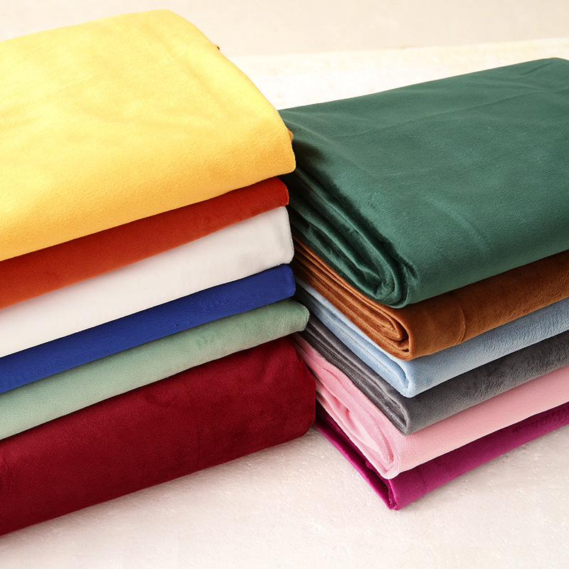 Velvet fabric, thickened fleece, Dutch fleece sportswear, dress, home wear, throw pillows, sofa fabric, autumn and winter