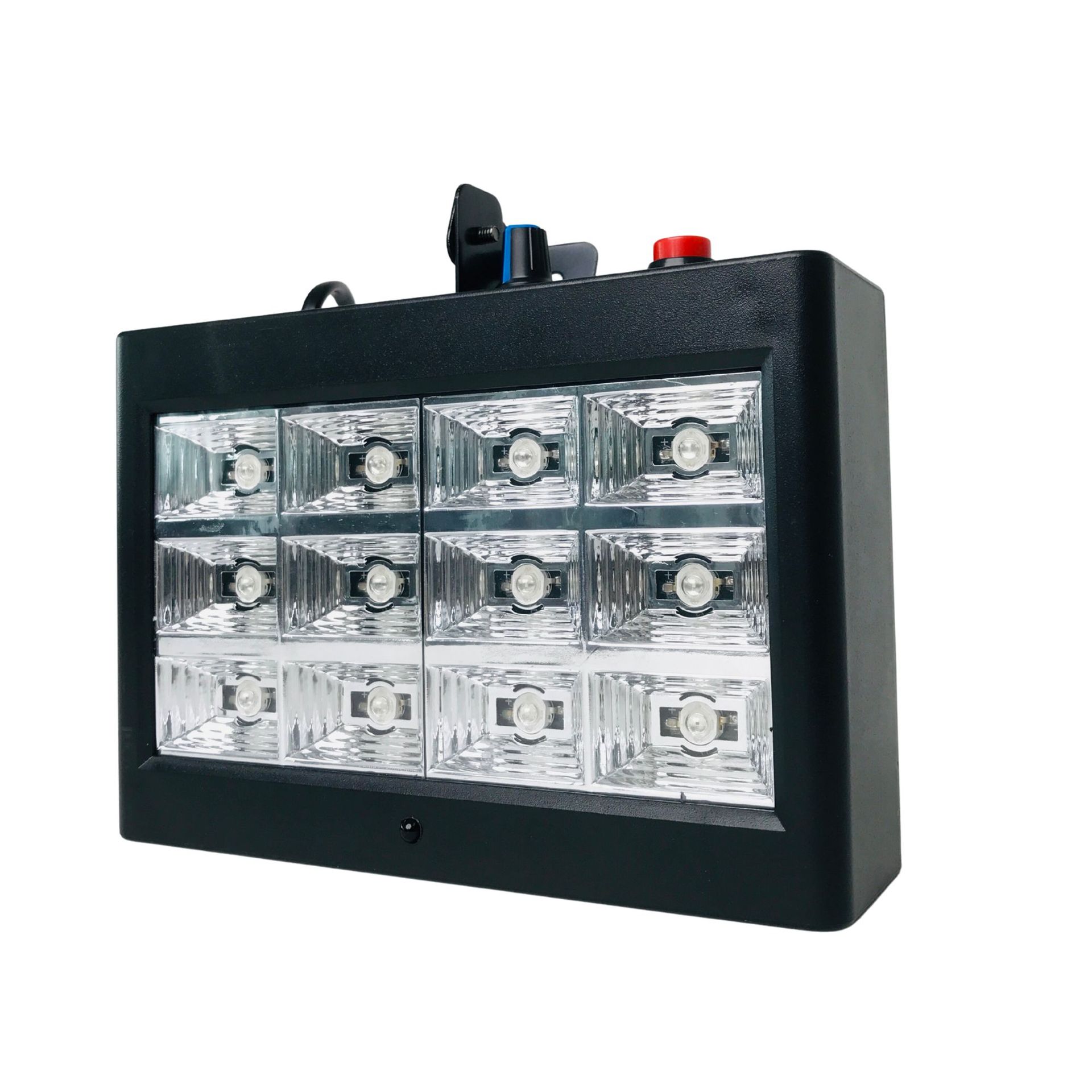 Cross-border bestsellers: 12 grille strobe lights, 18 small bars, KTVS, small family gatherings, small entertainment activities, atmosphere creation, self-propelled, voice-controlled dancing, flashing lights, stage lighting details Picture