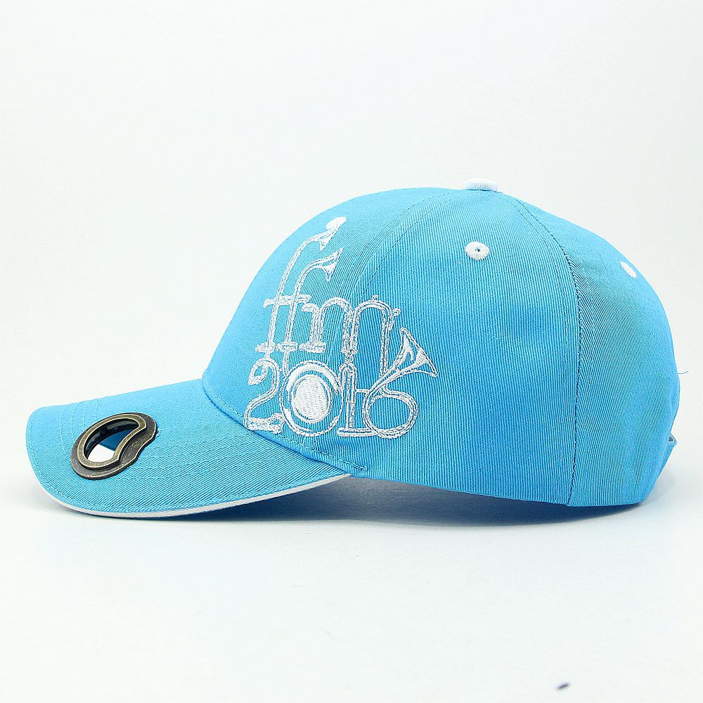 New bottle opening function hats from the foreign trade hat factory, men's bottle opener, baseball cap, beer opener, baseball cap, embroidered cap Specification image