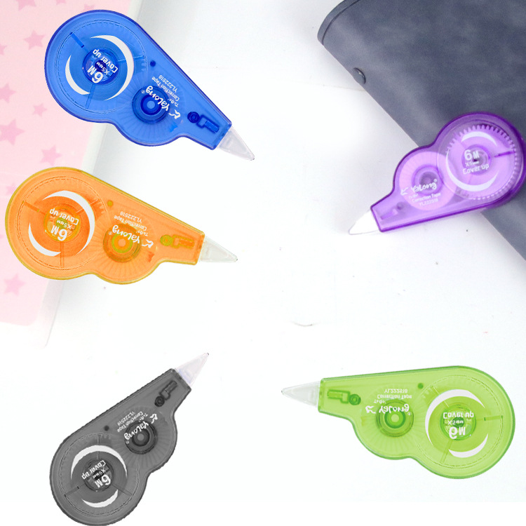 Yalong Cross-border Student Wholesale 6m correction tape for text correction stationery for students and offices Item Picture
