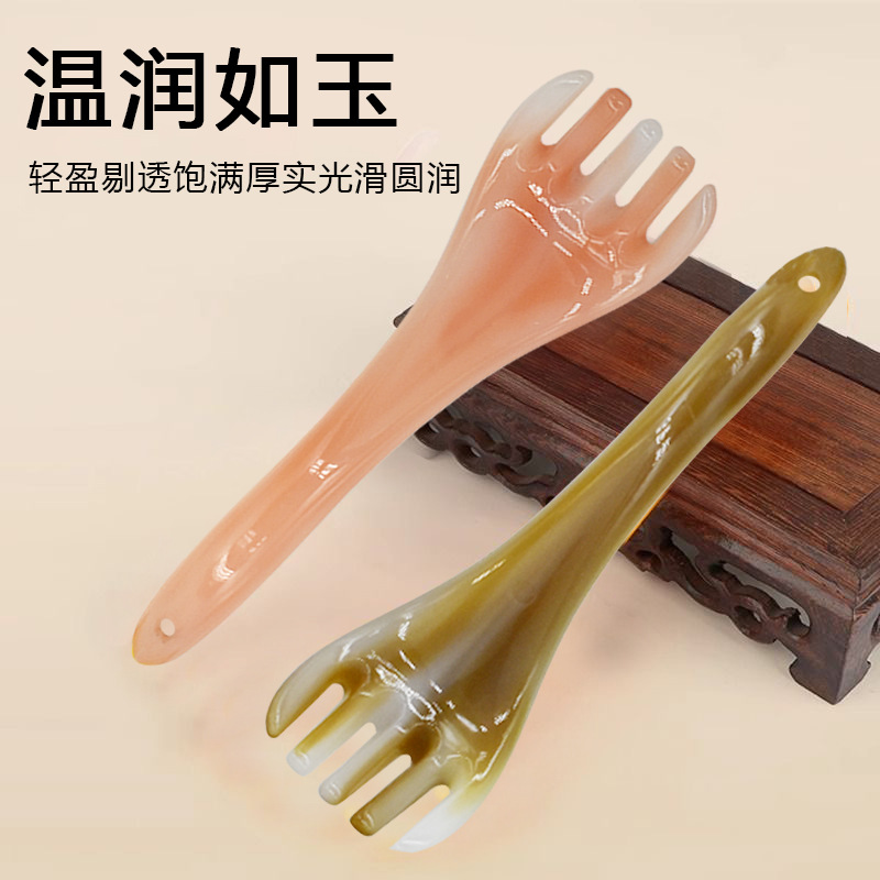 Portable massage, hand combing, scalp acupoint and meridian massage without harming the skin. Home massage and health care tool, cross-border hair delivery Specification image
