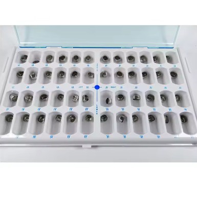 Cross-border exclusive dental crowns, stainless steel crowns for protecting teeth, English packaging, multiple specifications of orthodontic crowns details Picture
