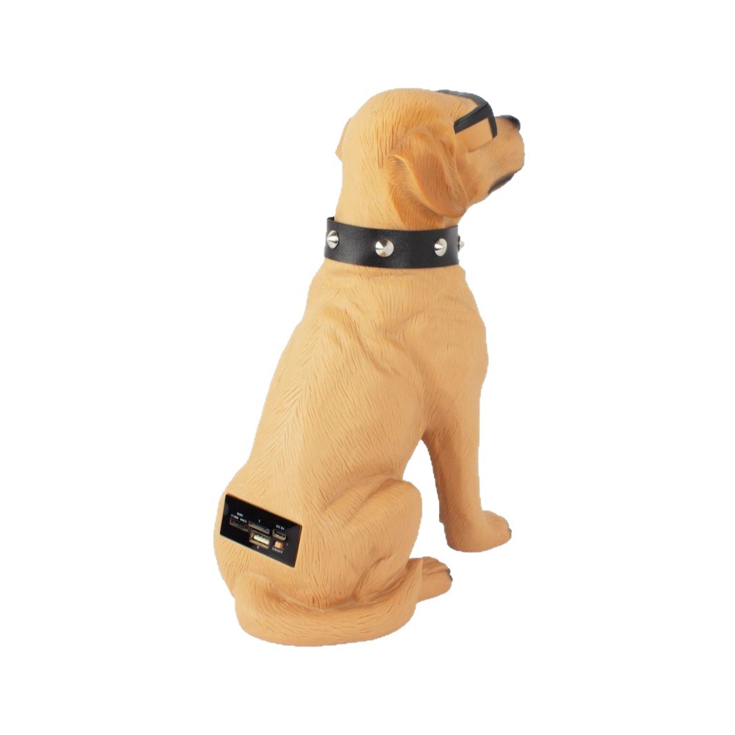 The CH-M122 dog-shaped Bluetooth speaker is an outdoor audio system that can sing when connected to headphones but not to Bluetooth Item Picture