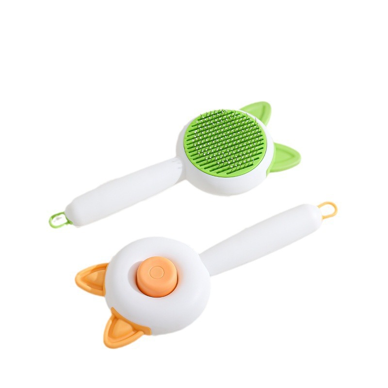 Pet massage and hair removal brush, universal pet comb for cats and dogs, pet supplies, electric hair pusher, double-sided hair removal gloves Item Picture