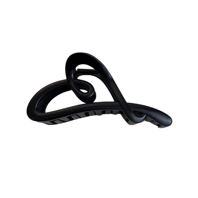 Xu Wo Dazzleng Zhao Lusi Xu Yan's same heart-shaped claw clip with a high-end look. The back of the head is a shark clip hair accessory Item Picture