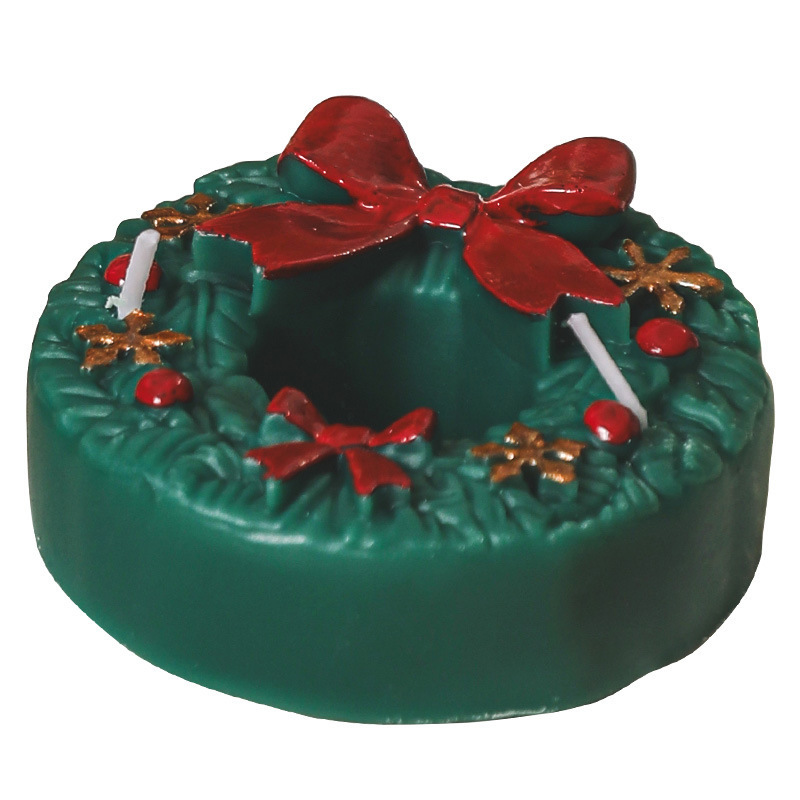 Velas perfumadas transfronterizas velas de navidad regalos guirnalda molduras decoraciones de interiores creativas piezas de merchandising acompañantes regalos de mano al por mayor Item Picture