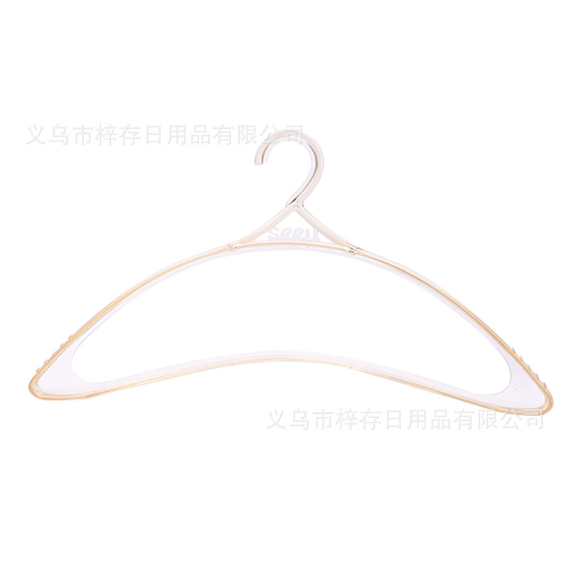 The large curved hook display hanger, creative and seamless clothes drying rack, clothing store clothes hanger, simple and fashionable clothes drying rack for women Item Picture